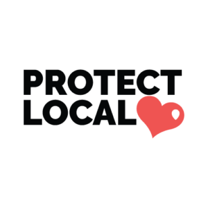 Protect Local Raleigh Badge